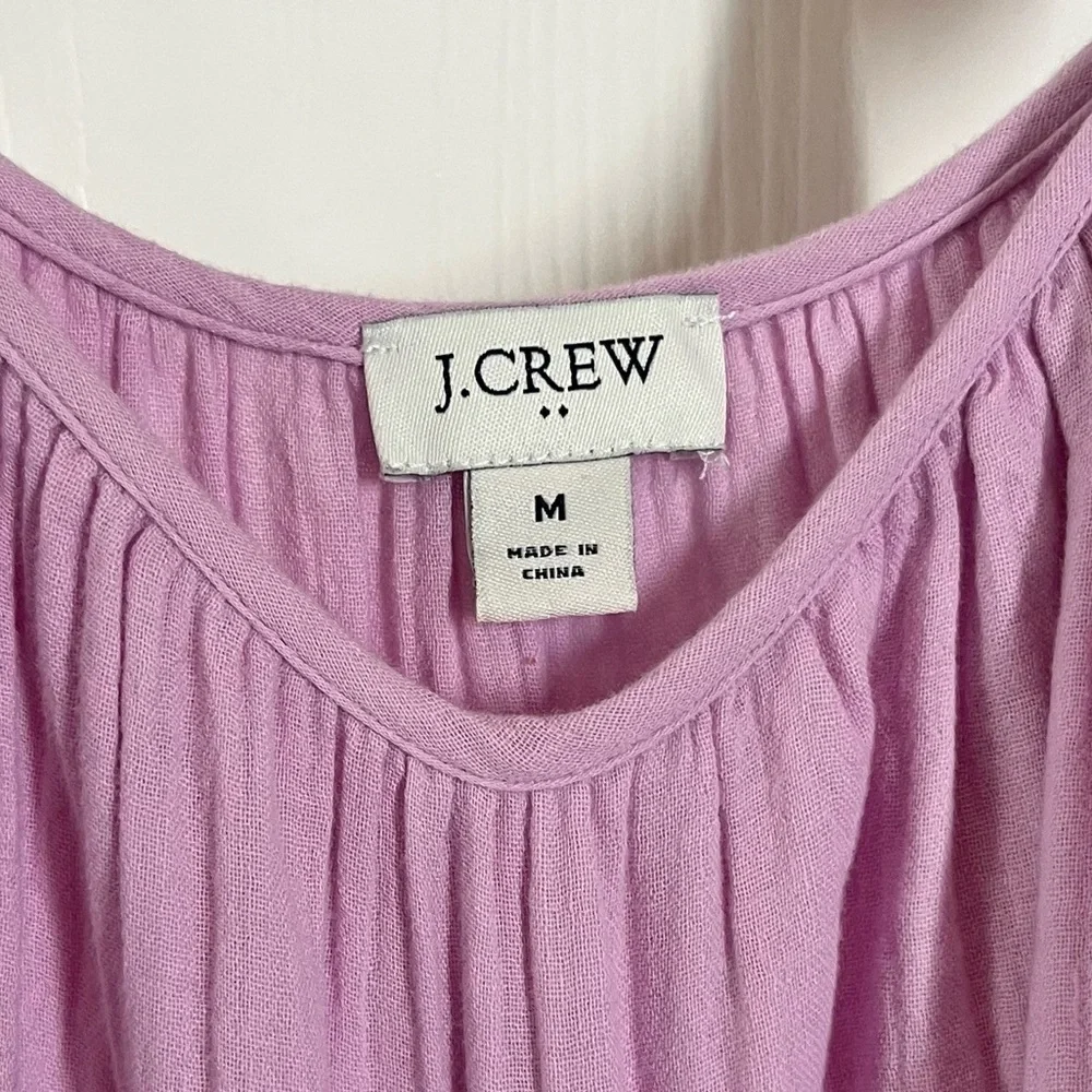 J. Crew Lavender Sleeveless Midi-Dress
